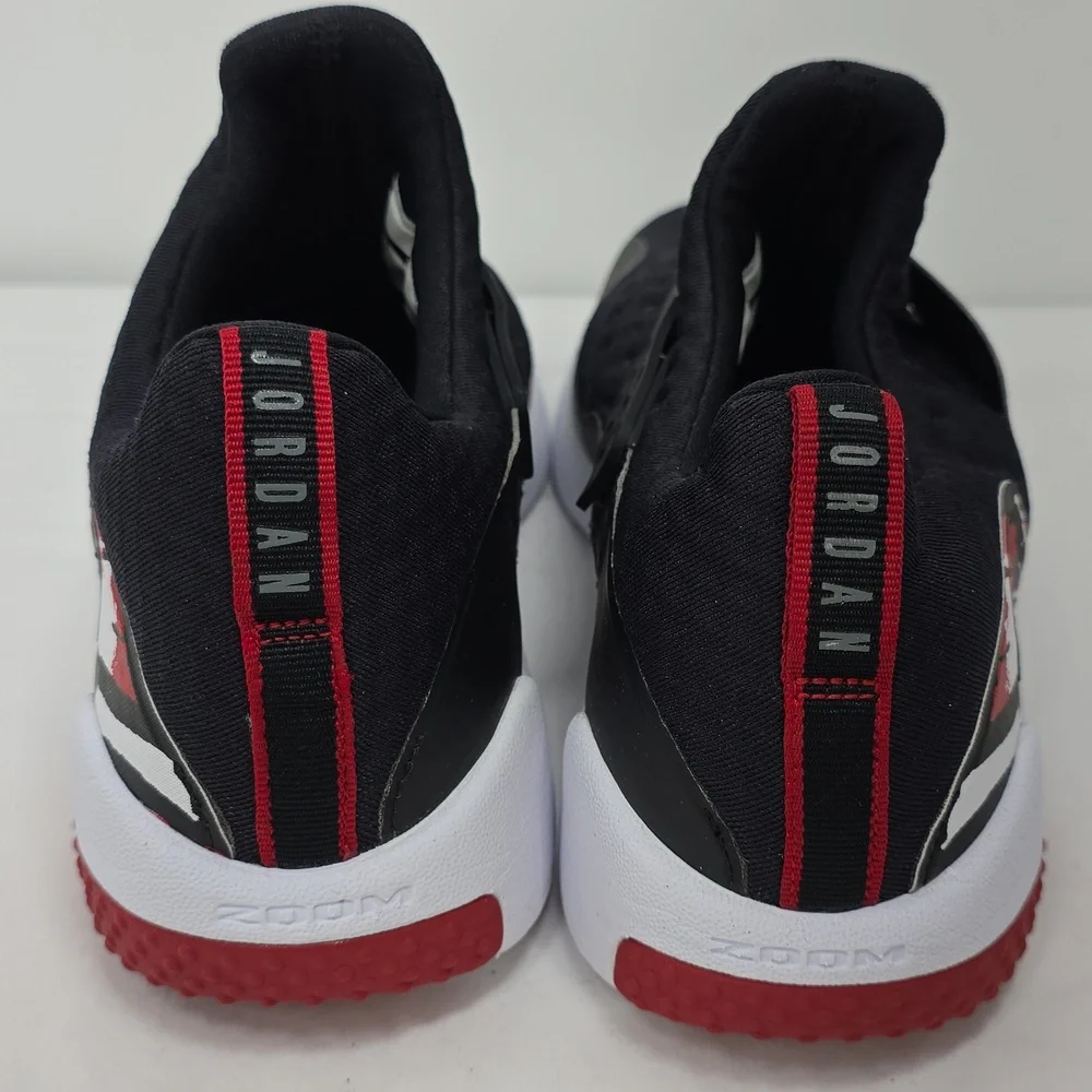 Nike Air Jordan Trainer‎ Essential Training Shoes Black Red 888122-016 Mens Sz 9